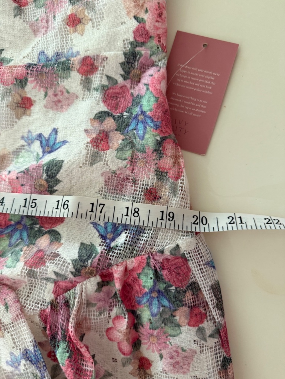 Ivy City Co Lizzy Midi Dress in Pink Floral Size L NWT - Picture 14 of 14
